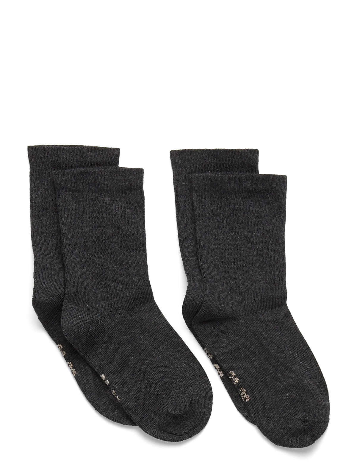 Minymo Strømper - 2-pack Mørkegrå 5075