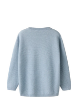 Name It - nmmhayes ls loose knit blue fog "335"