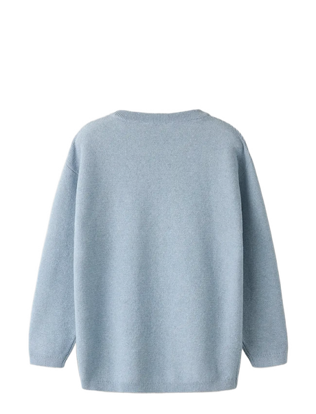 Name It - nmmhayes ls loose knit blue fog "335"