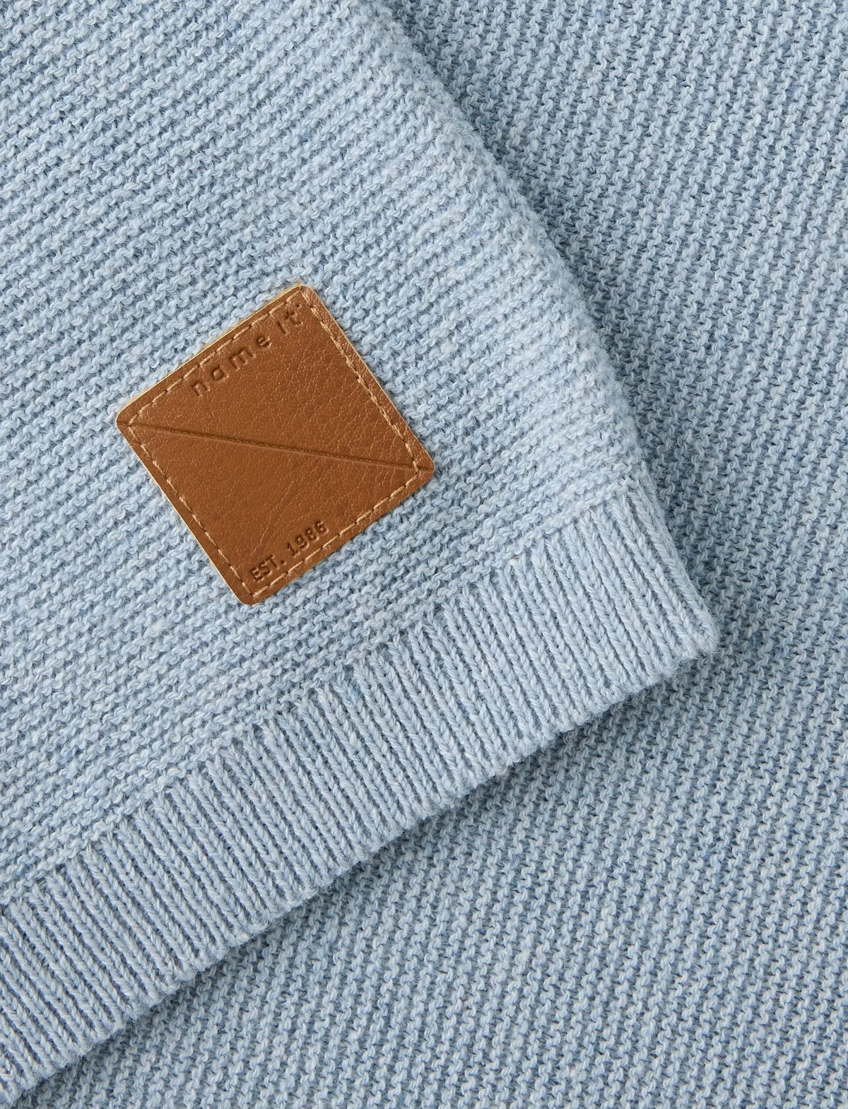 Name It - nmmhayes ls loose knit blue fog "335"