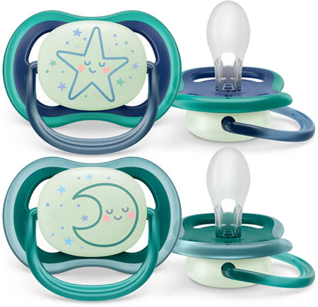 Philips Avent ultra air sutter - 6-18mdr - Night - "Måne/stjerne"